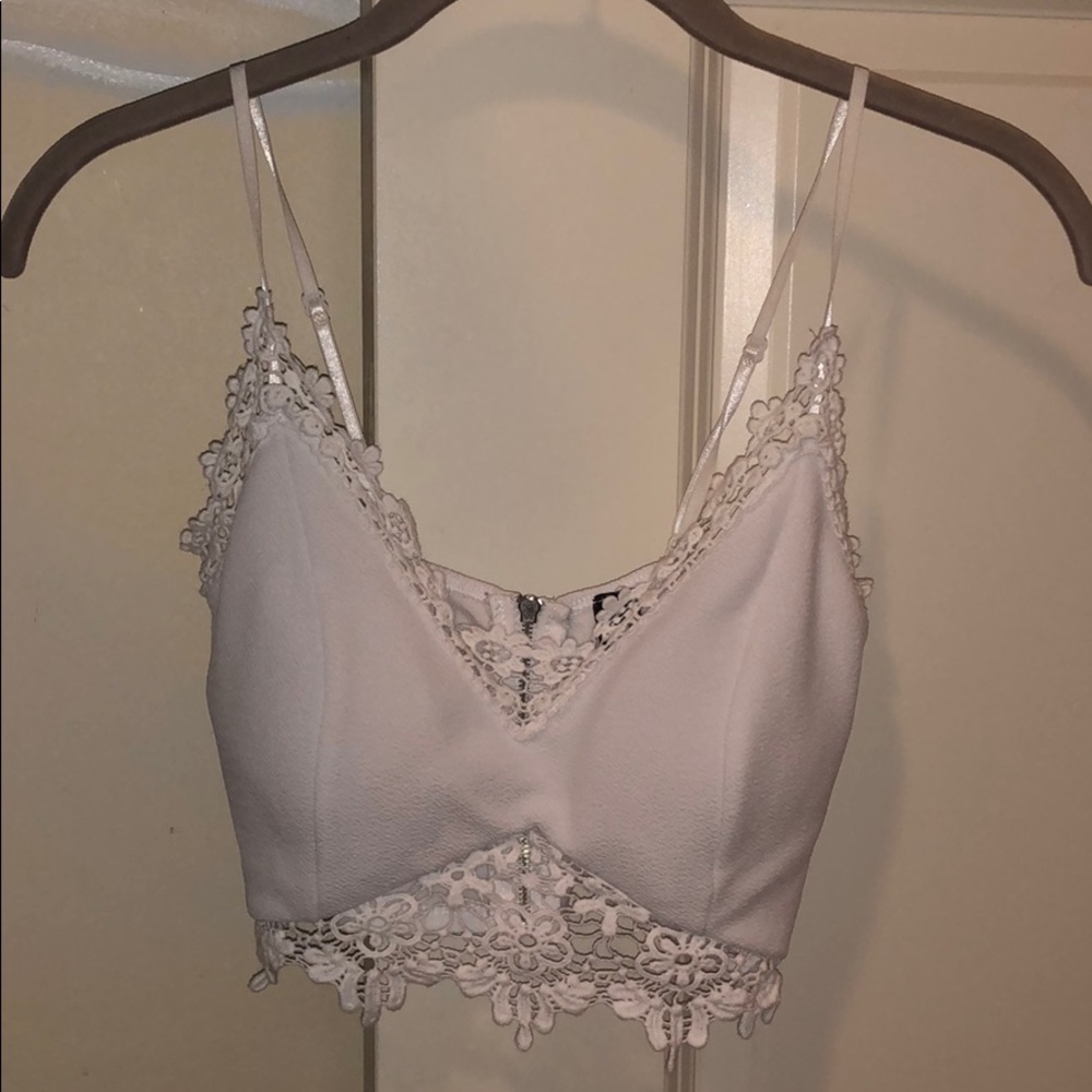 Windsor Lace crop top